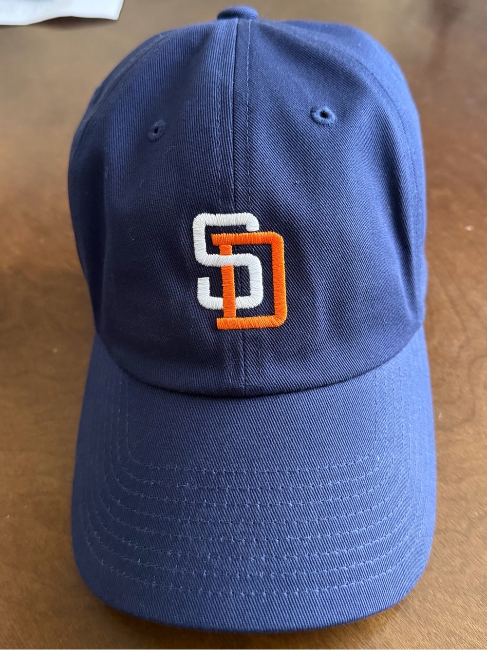 San Diego Padres Navy Cooperstown Insignia 1904 Dad Adjustable Hat